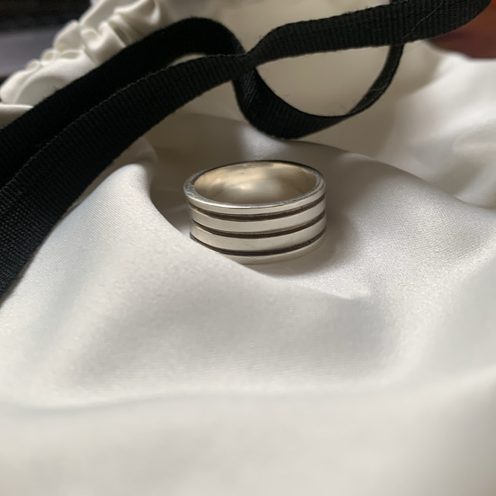 Wide 925 Sterling Silver Ring